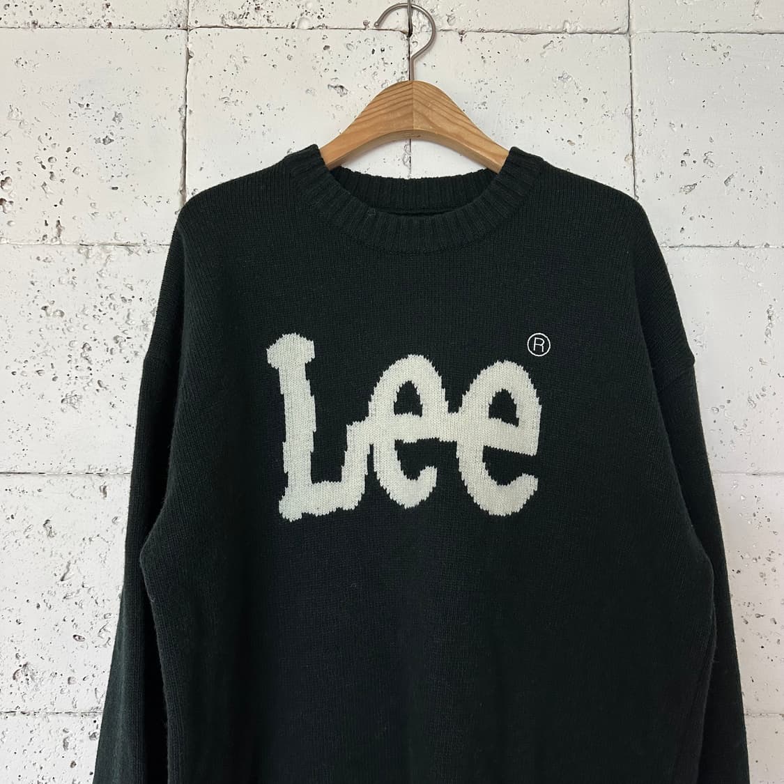 S LEE 라운드 니트 그린 상품이미지2