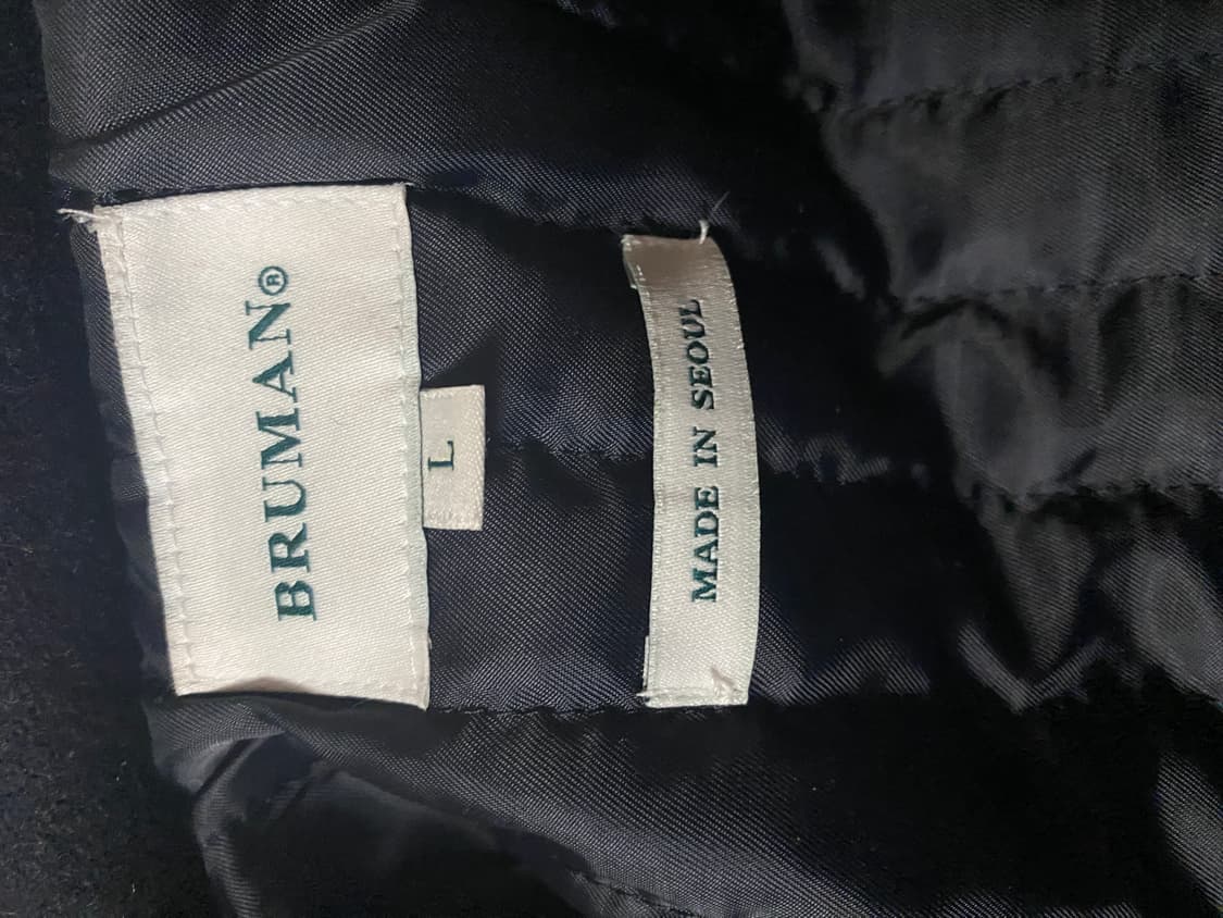 Bruman 네이비 더플 코트 L 상품이미지6