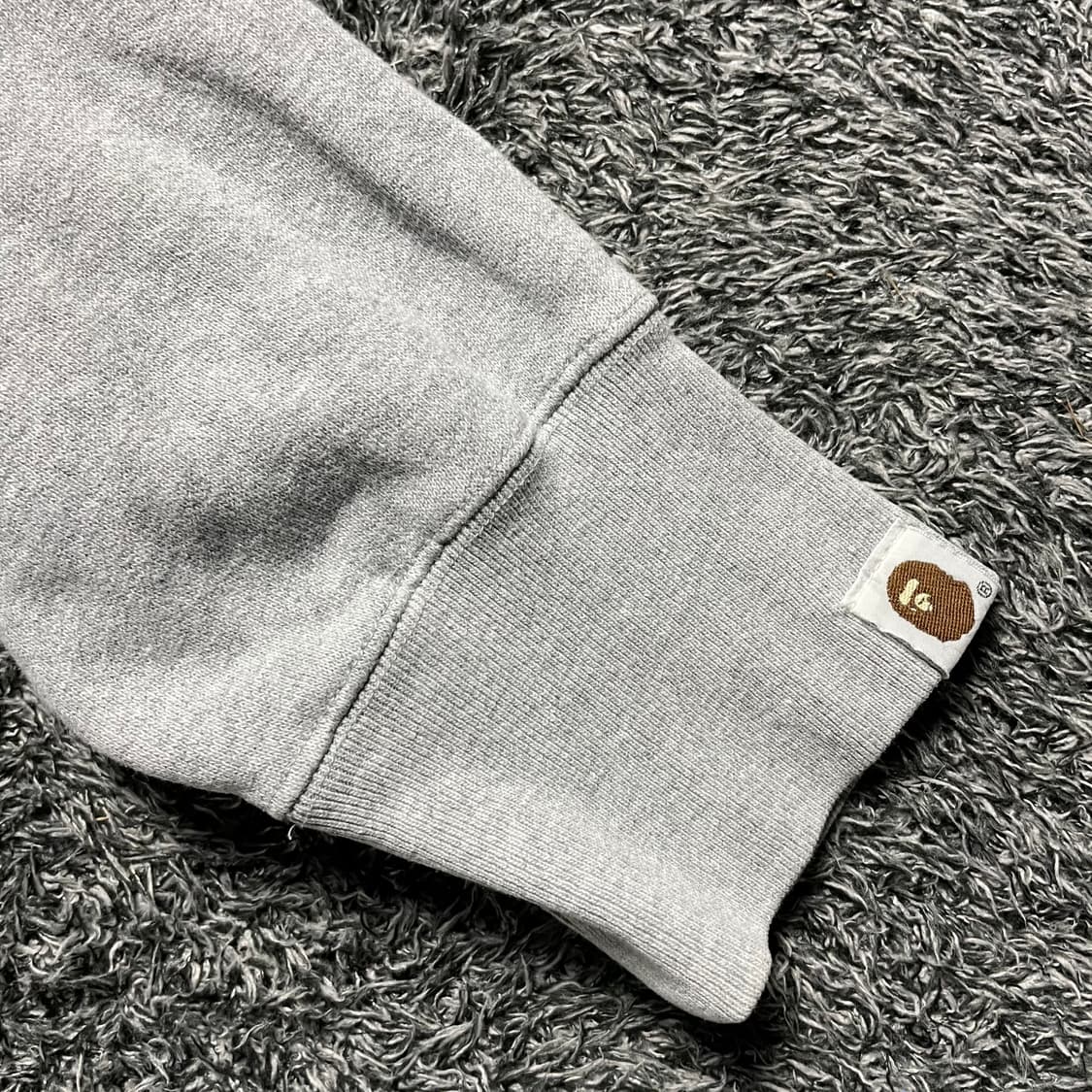 90's 베이프 그레이 스웻 후디 상품이미지3