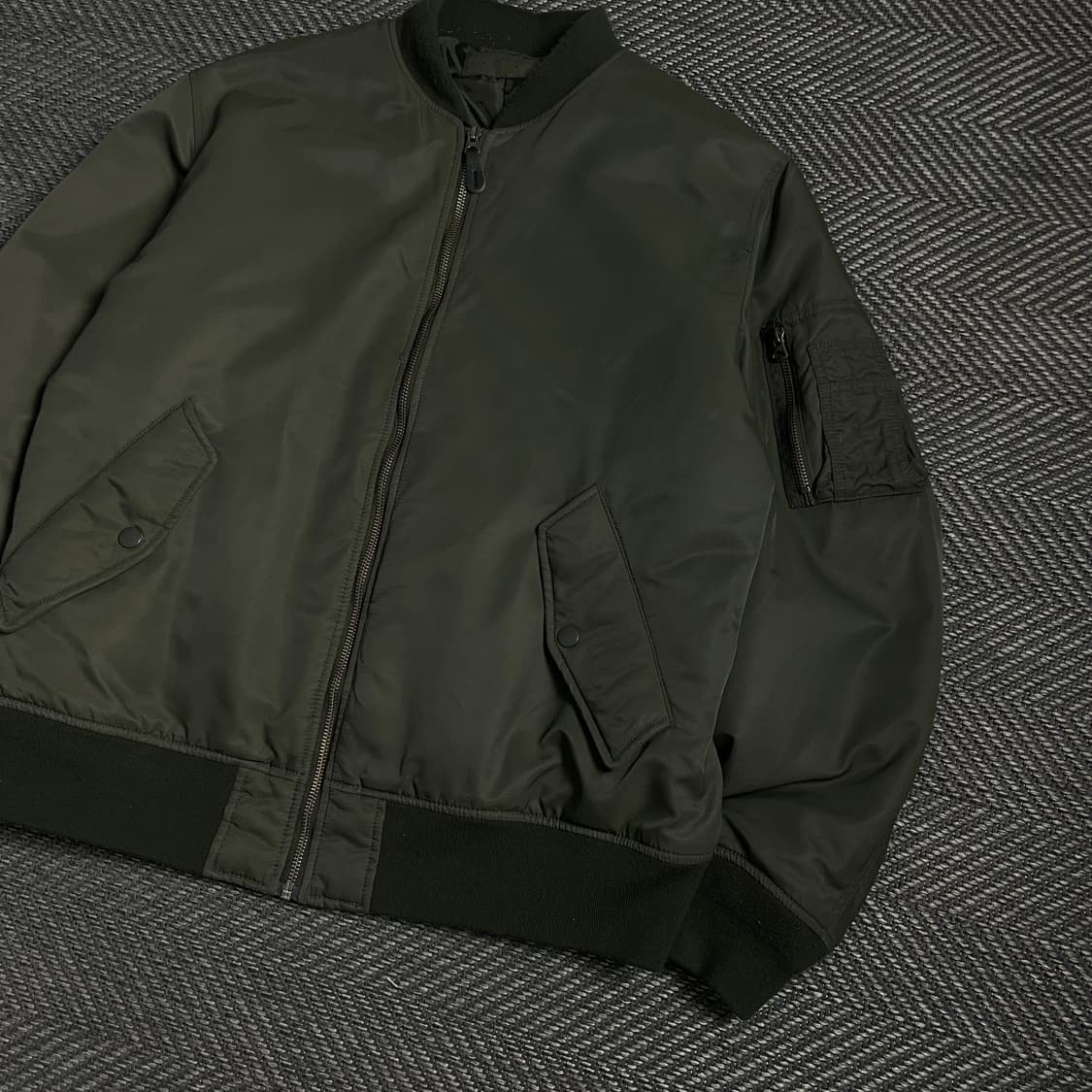 빈티지 MA-1 블루종 박시핏 항공점퍼y 4922 상품이미지4