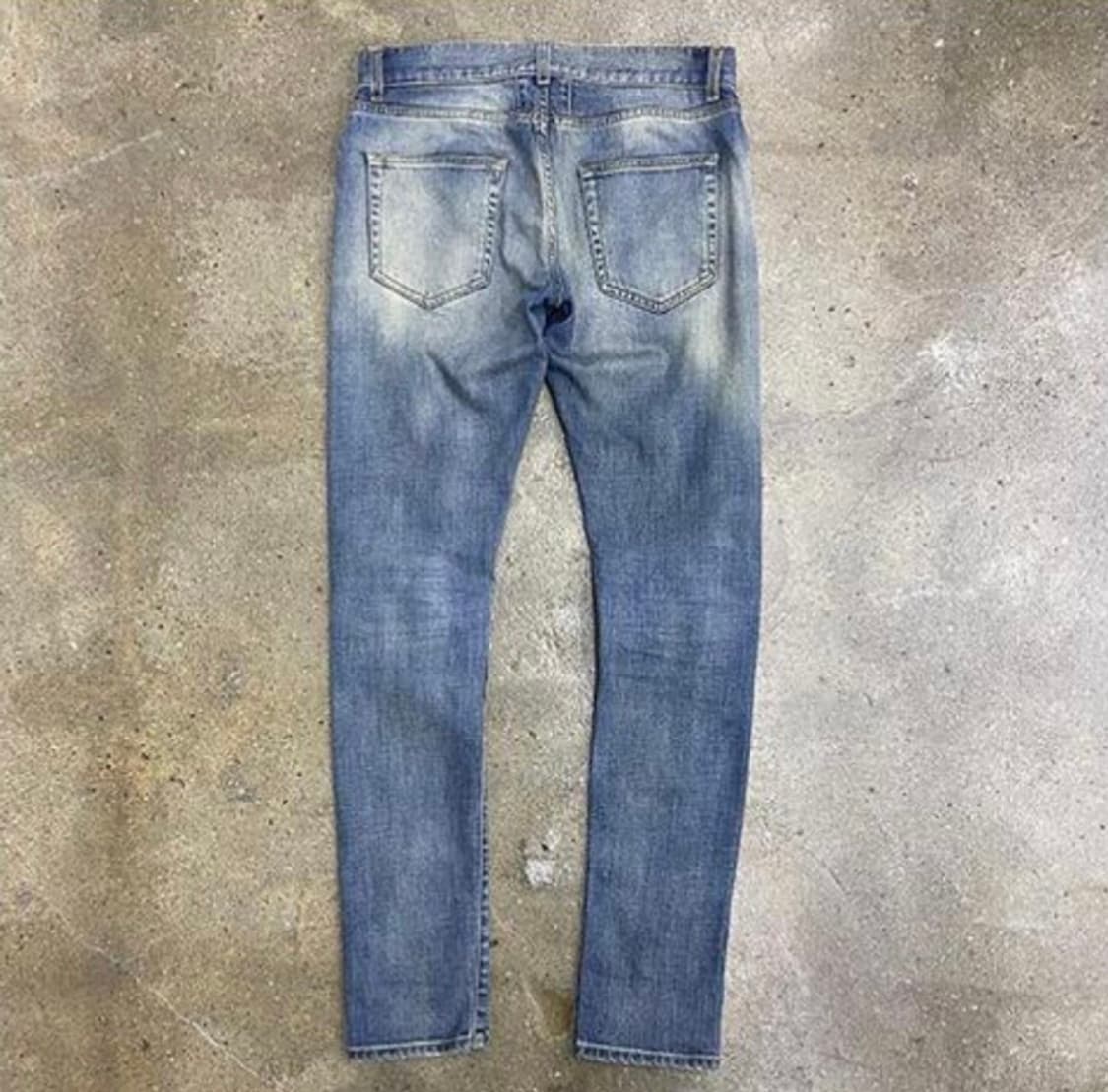 생로랑 13FW 중청 녹워싱 진 상품이미지2