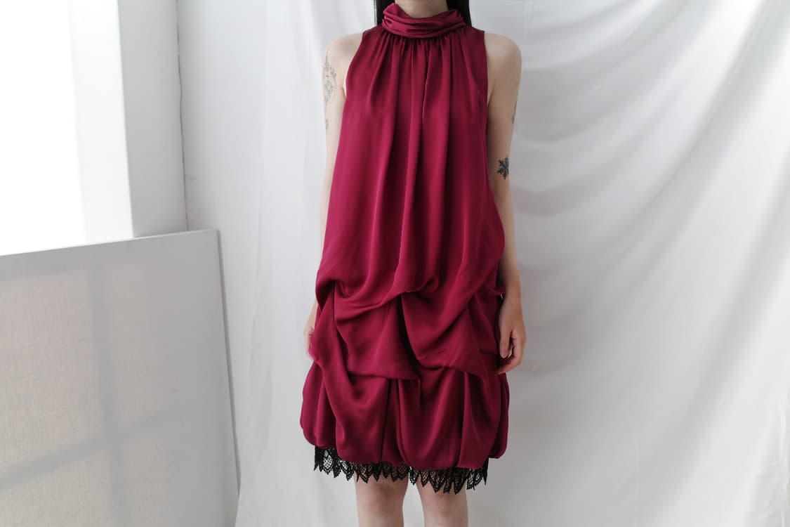 shirring balloon dress 상품이미지5