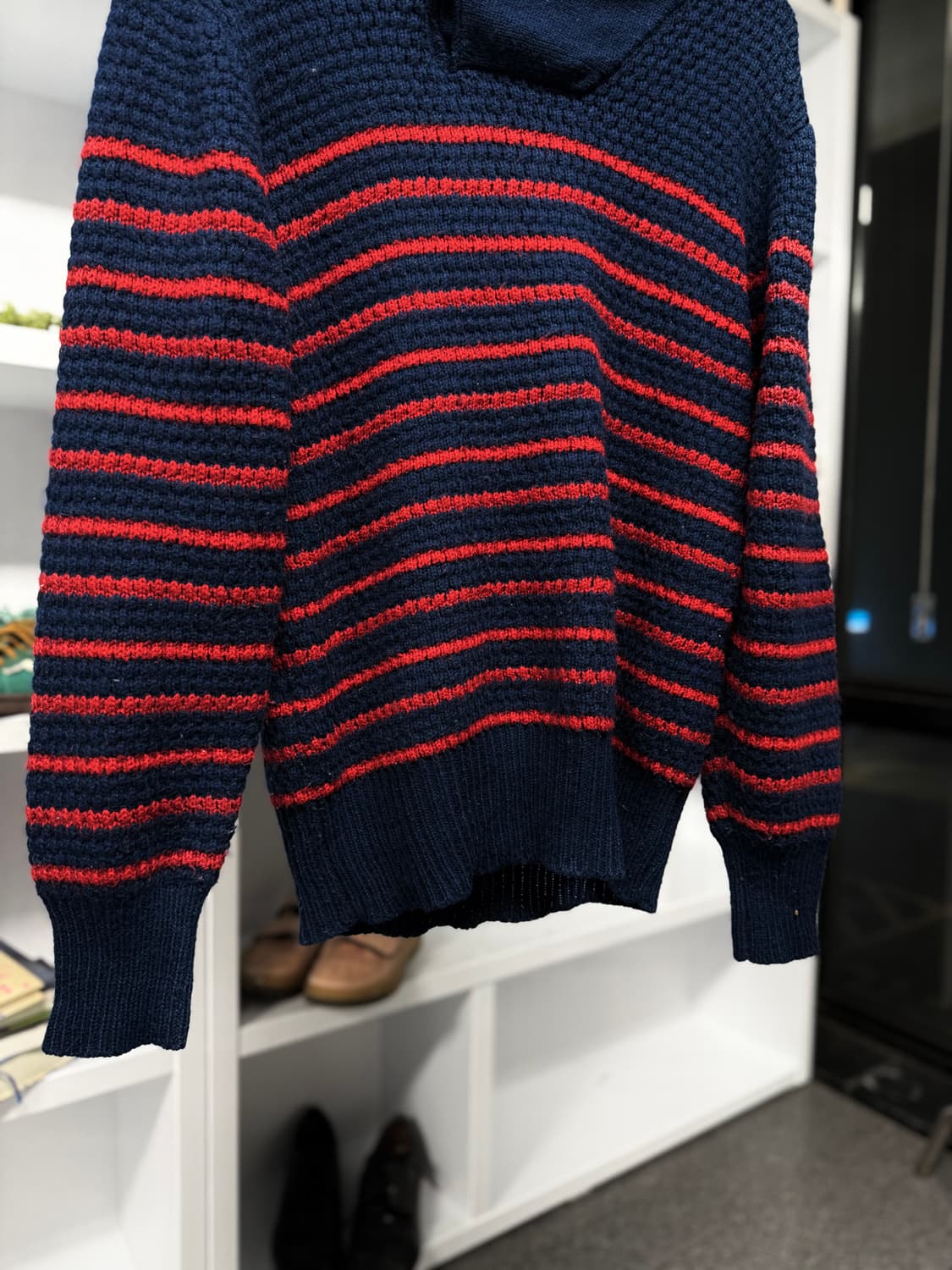 l*b works 숄카라 니트 상품이미지3