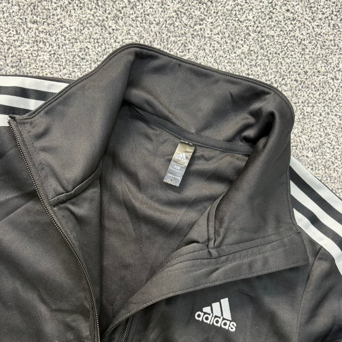 150 아디다스 키즈 집업 저지 자켓 0402J 상품이미지2