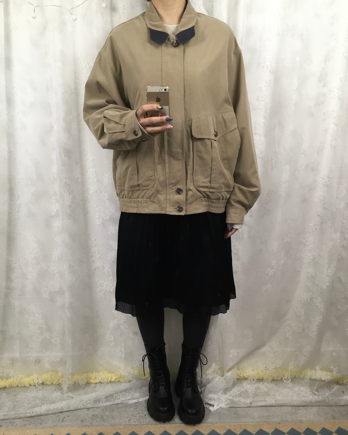 Bayronald Two-Tone Collar Blouson 상품이미지9