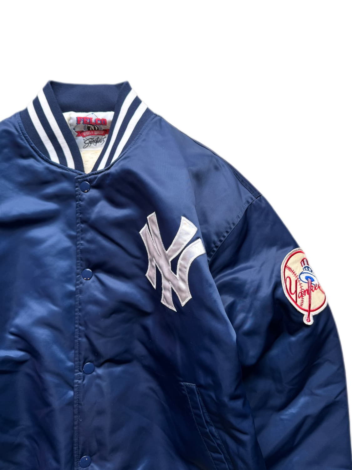 80s 뉴욕 양키즈 새틴 자켓 L(XL) 상품이미지8