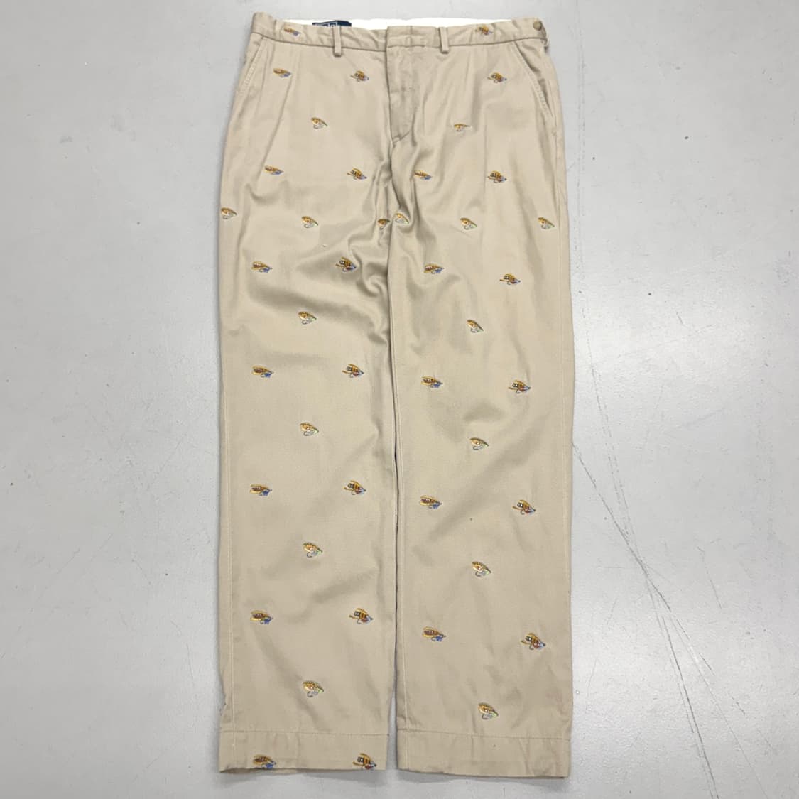 폴로 패턴 자수 치노팬츠 상품이미지2