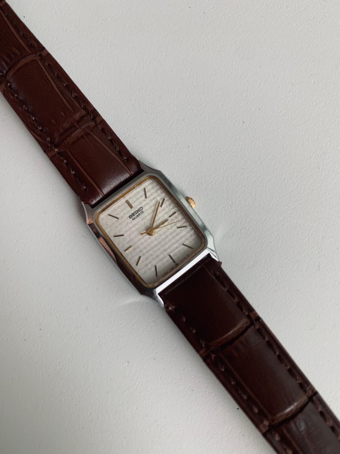세이코 Seiko 쿼츠 브라운 상품이미지3