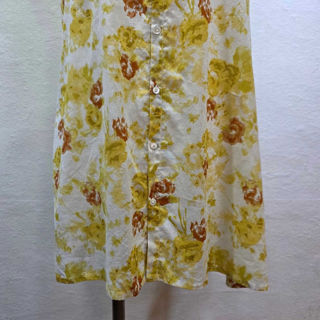 JuicyClothes 수채화 플라워 슬리브리스 롱 블라우스  상품이미지3