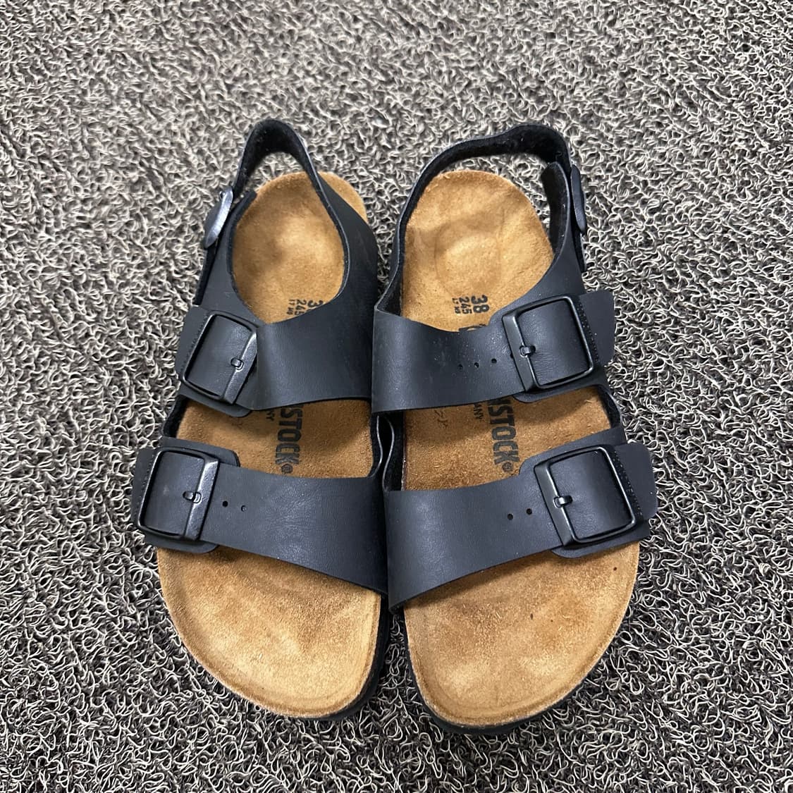 버켄스탁 밀라노 샌들 블랙 245 상품이미지2