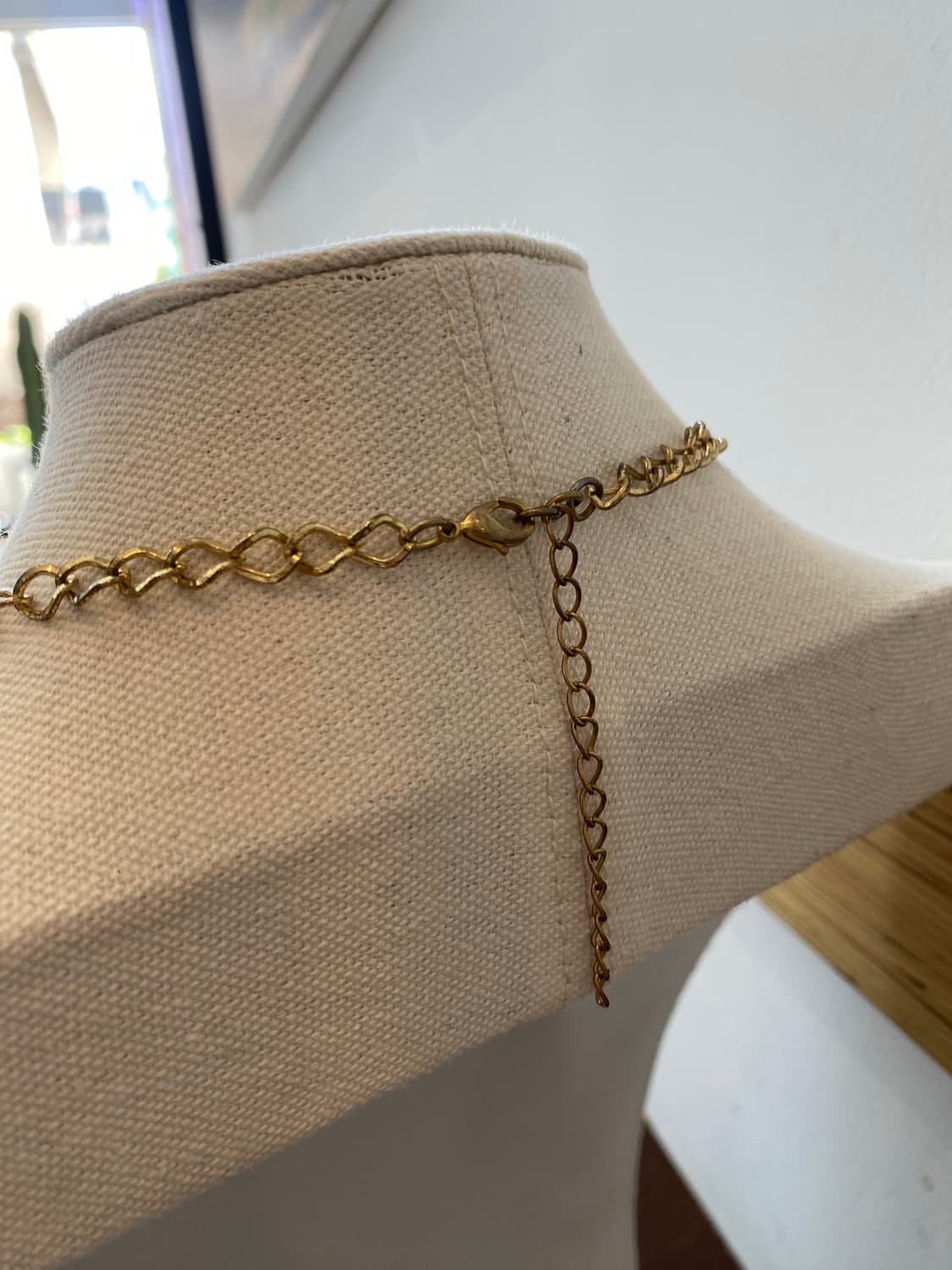 브라운 비즈 롱 목걸이 상품이미지5