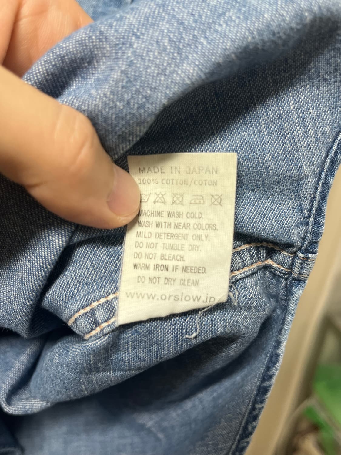 orslow western denim shirt 상품이미지7