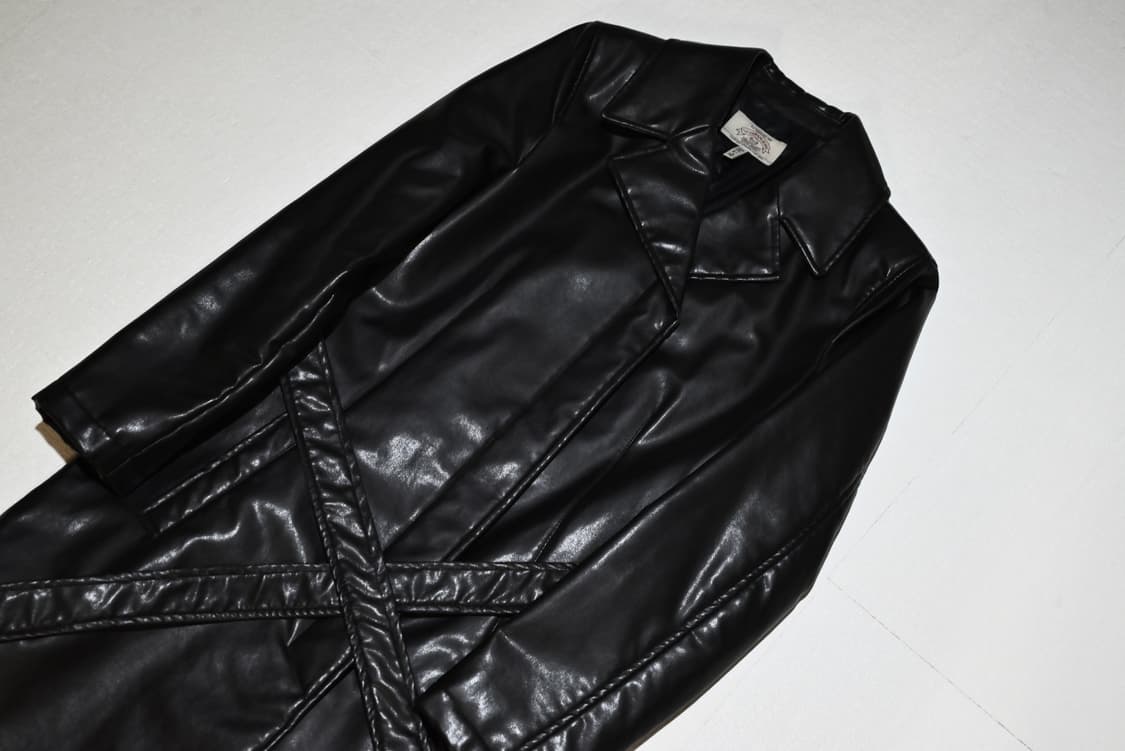 Armni jenas 90s vegan leather coat  상품이미지1