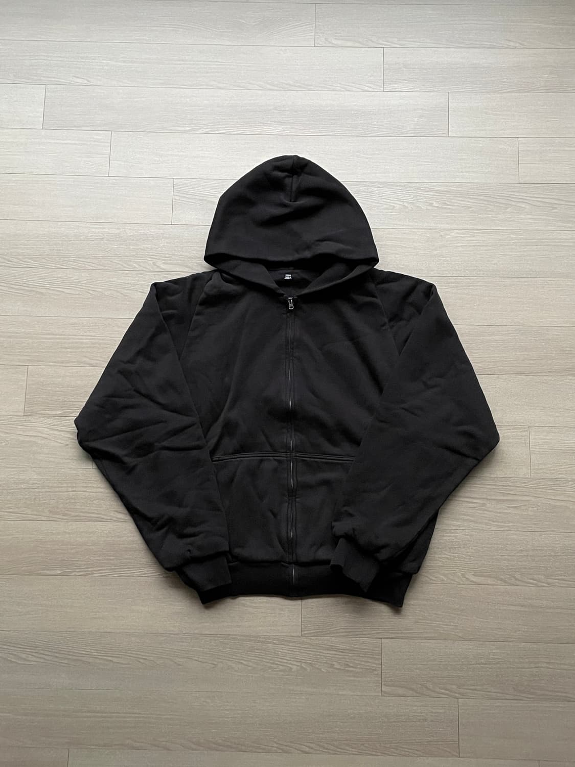 이지 갭 블랙 후드 집업 미발매 상품이미지1