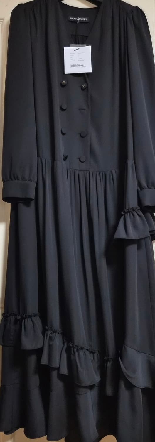 럭키슈에뜨 프릴 롱원피스 새상품 상품이미지1