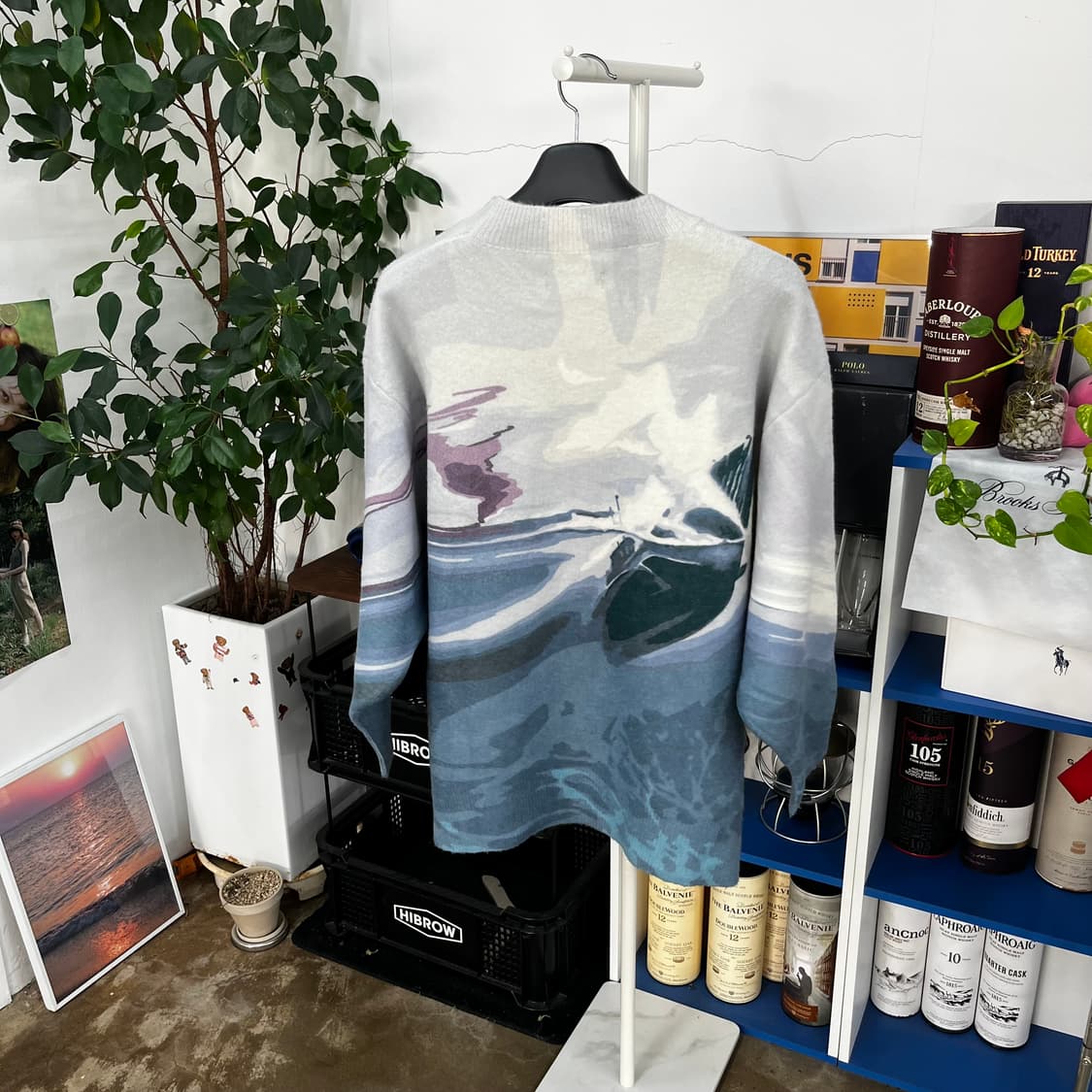 우마미즘 프린트 스웨터 L 상품이미지6