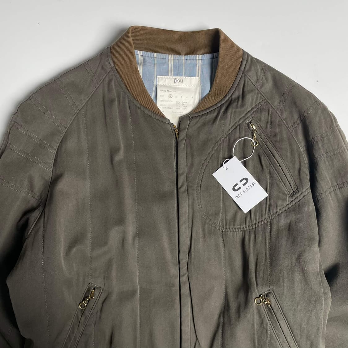 ppcm 스티치 포인트 코튼 실크 블렌드 자켓 상품이미지3