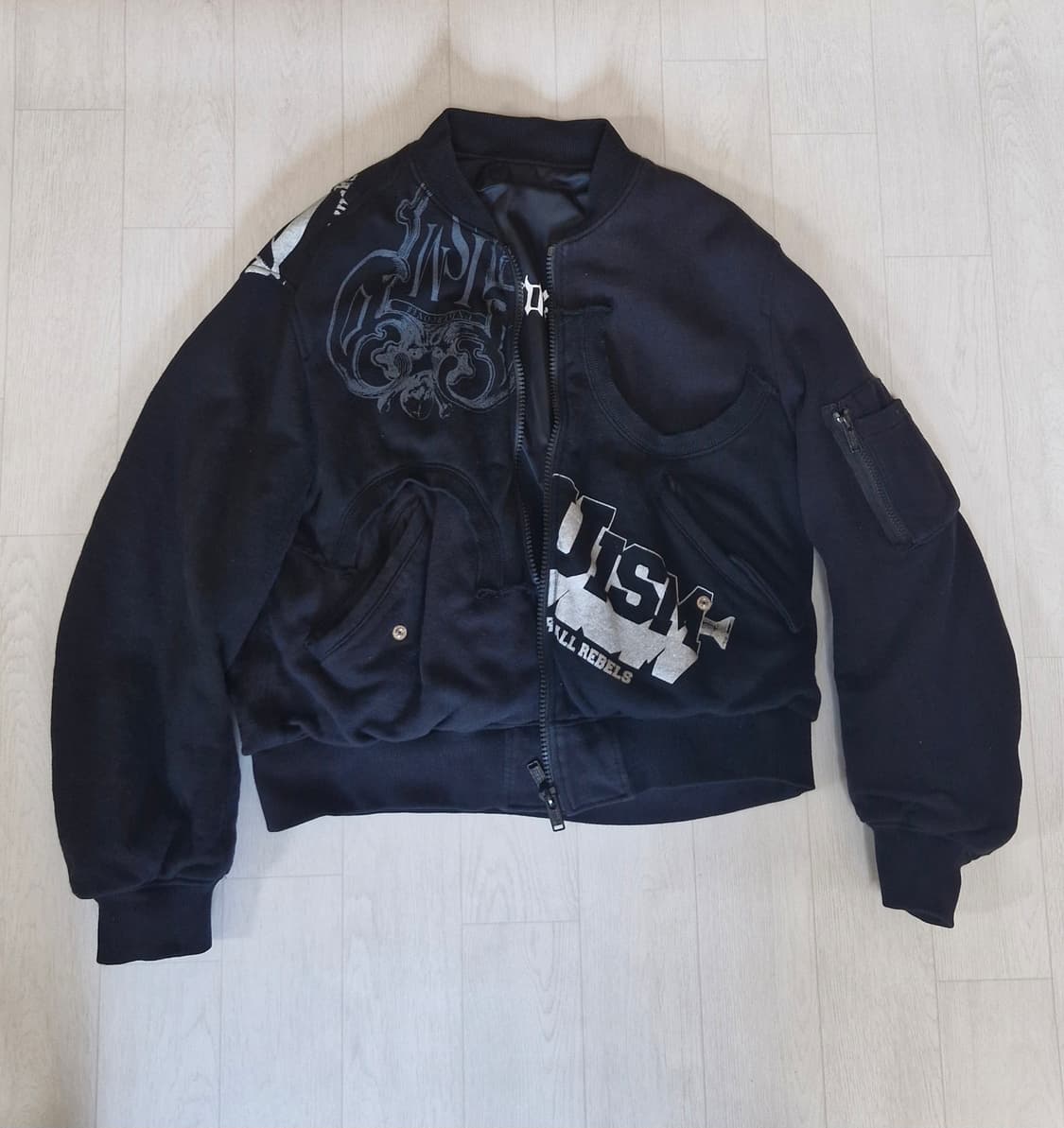 언더커버리즘 페이퍼돌 오마쥬 리버시블 봄버 2 상품이미지1