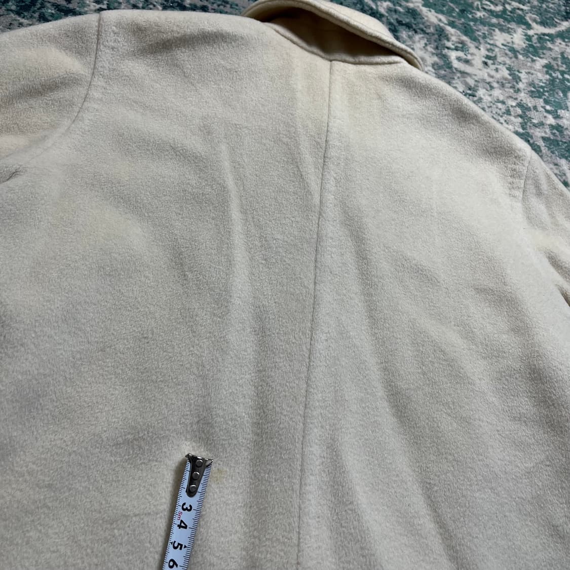 Maxmara 막스마라 아이보리 반 하프 코트 자켓(38) 상품이미지5