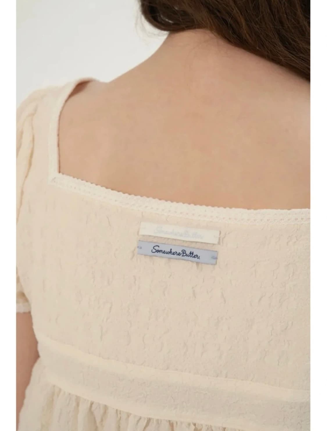 썸웨어버터 Sorbet Lace Blouse - Cream 상품이미지2