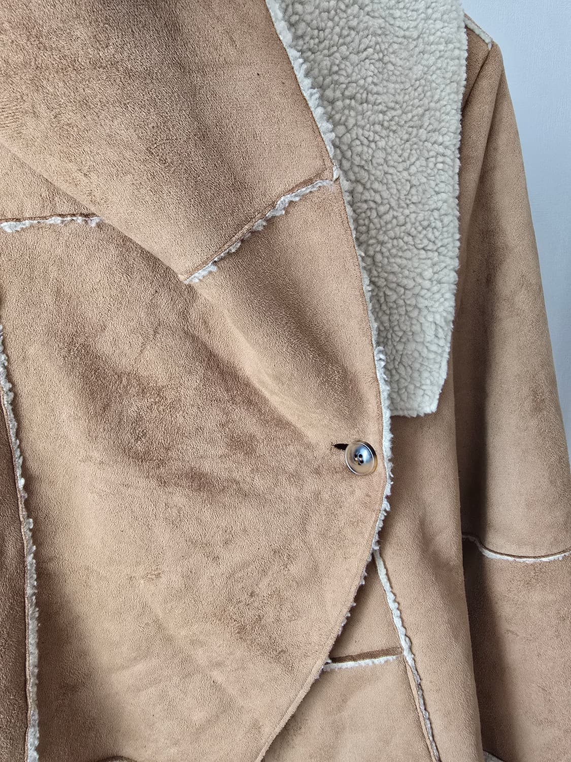 ROSE BUD 에코 무스탕 가운형 재킷 상품이미지7