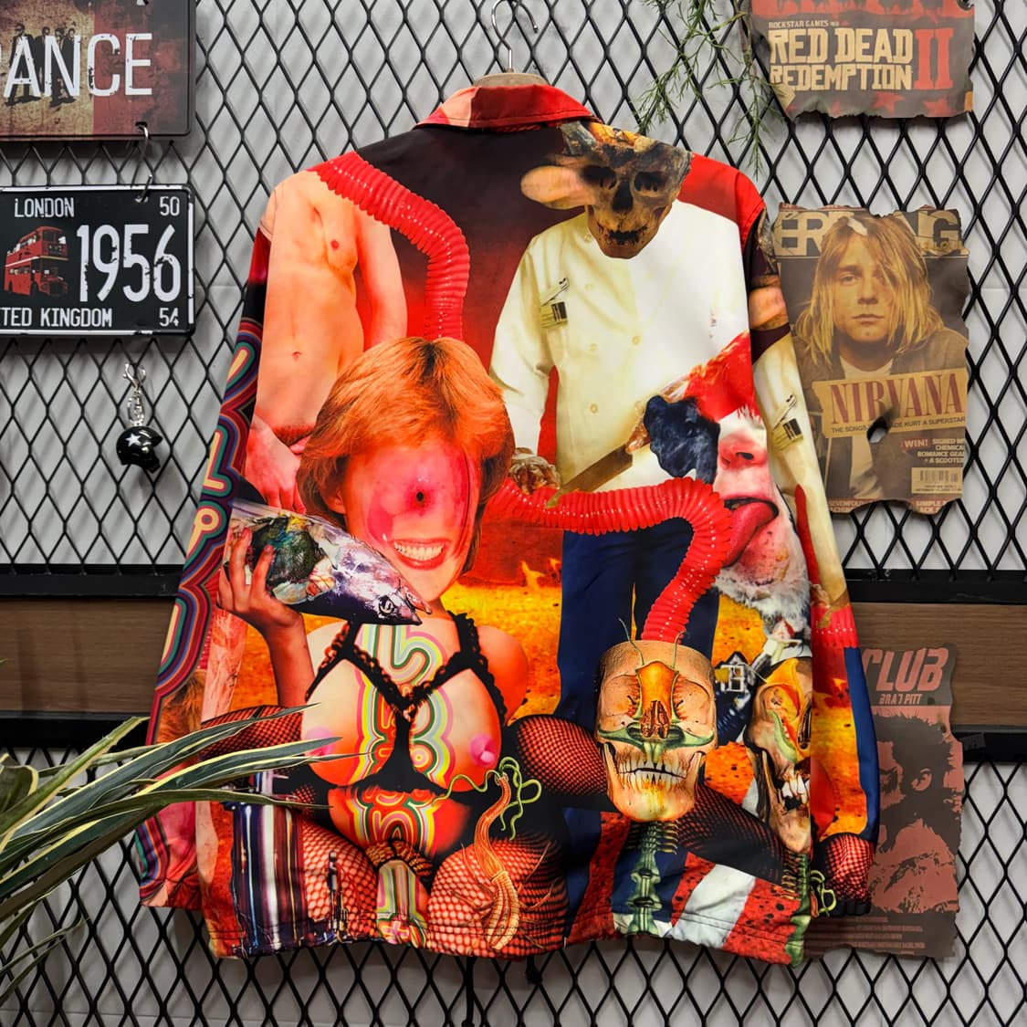 19SS 슈프림 X 세킨타니 라 노리히로 코치 자켓 스트릿 프린팅 상품이미지2