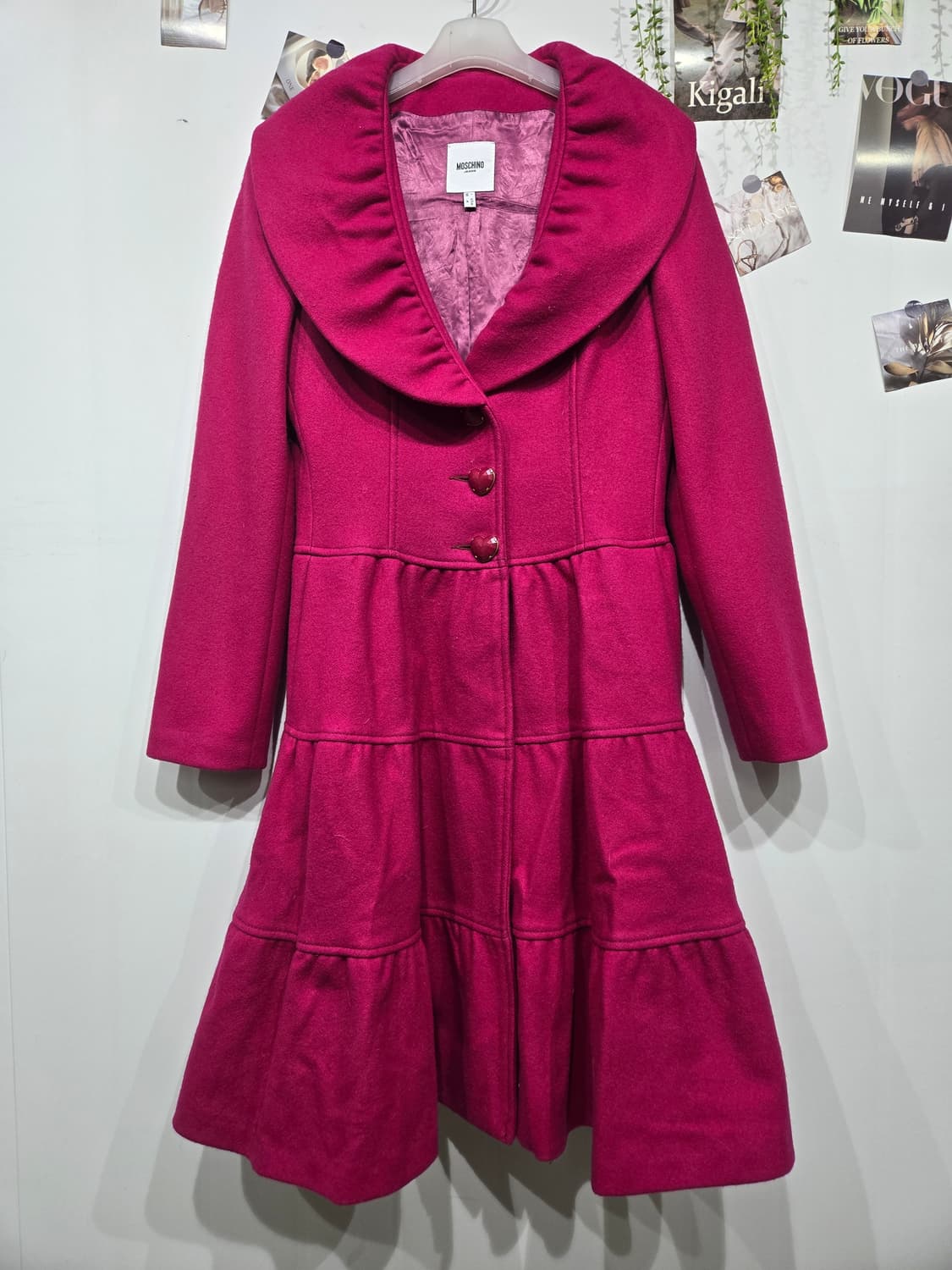 모스키노 플레어 롱 코트 상품이미지3