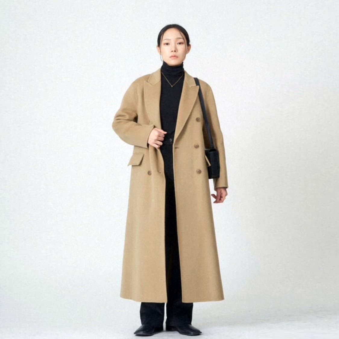 한올(HANOLL) 핸드메이드 클래식코트 프리사이즈 새상품 상품이미지4