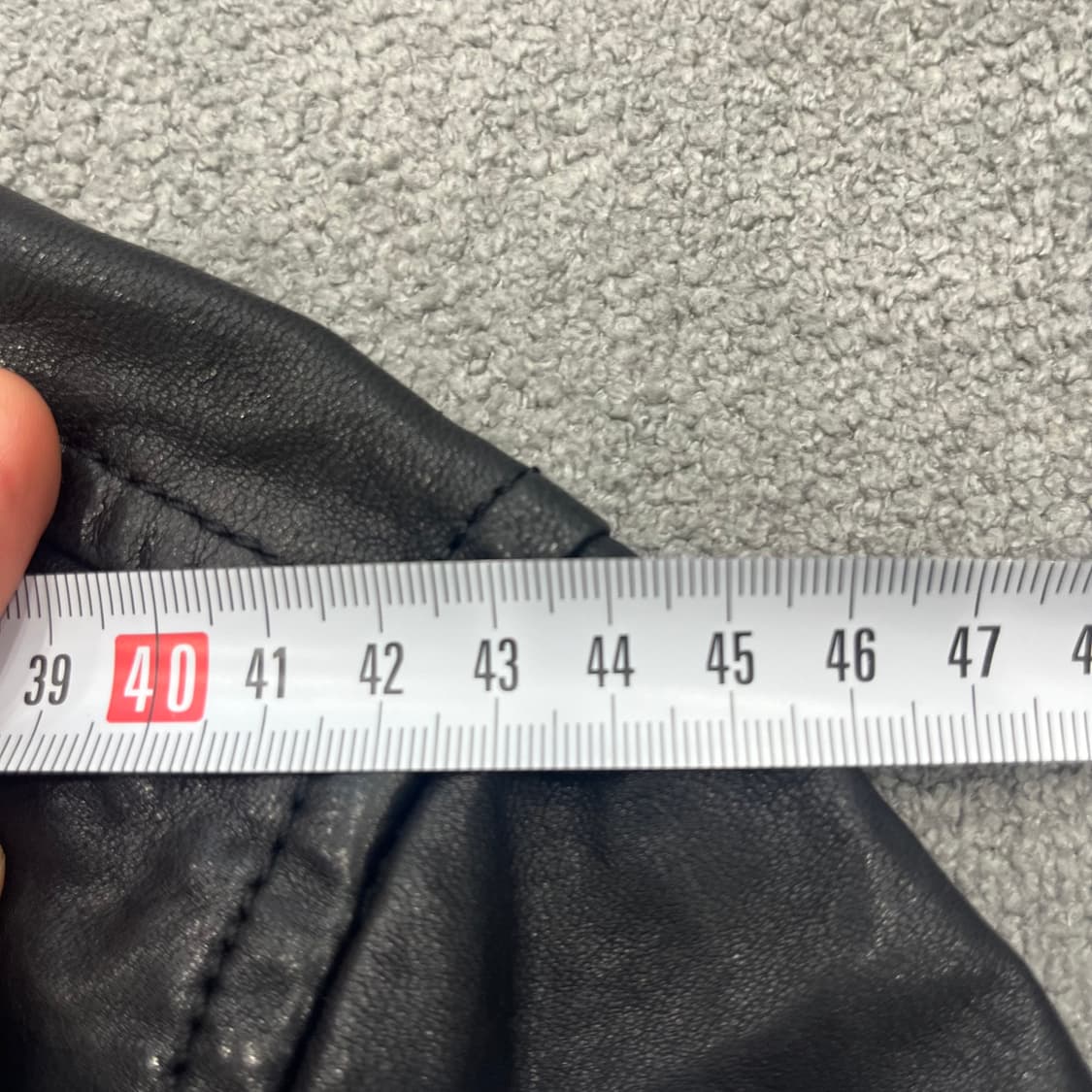 100 엠비오 양가죽 쿼드포켓 레더자켓 상품이미지7