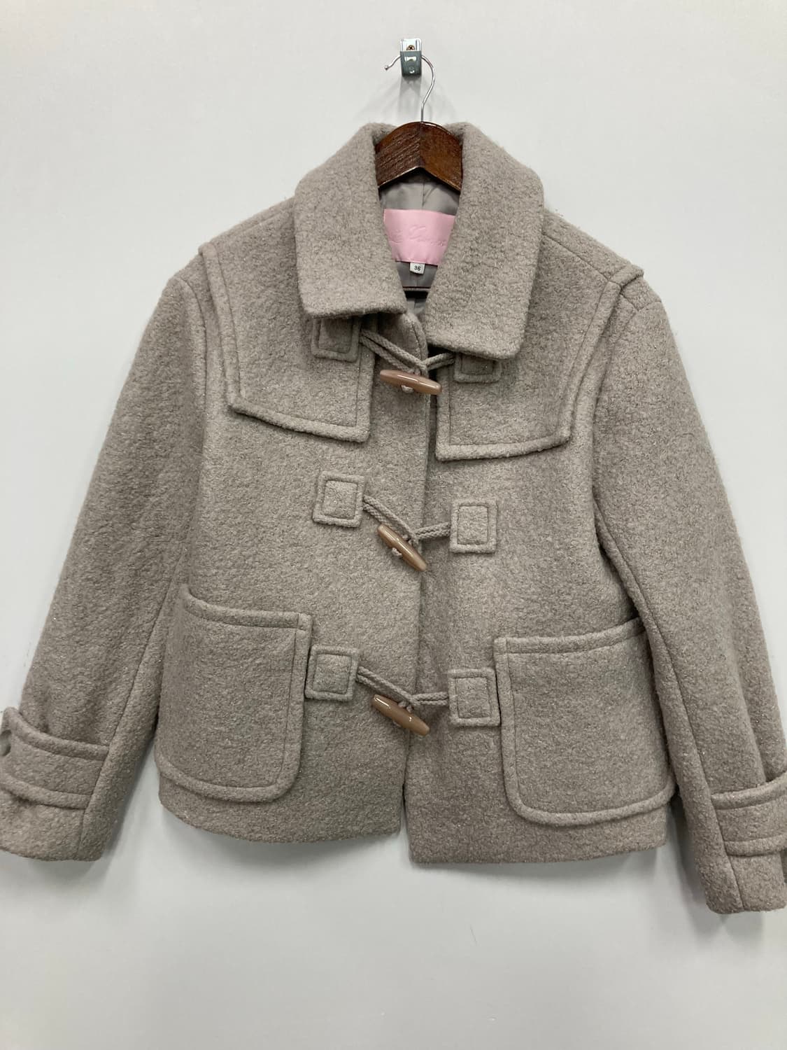 브라운 하프 떡볶이 코트 상품이미지1