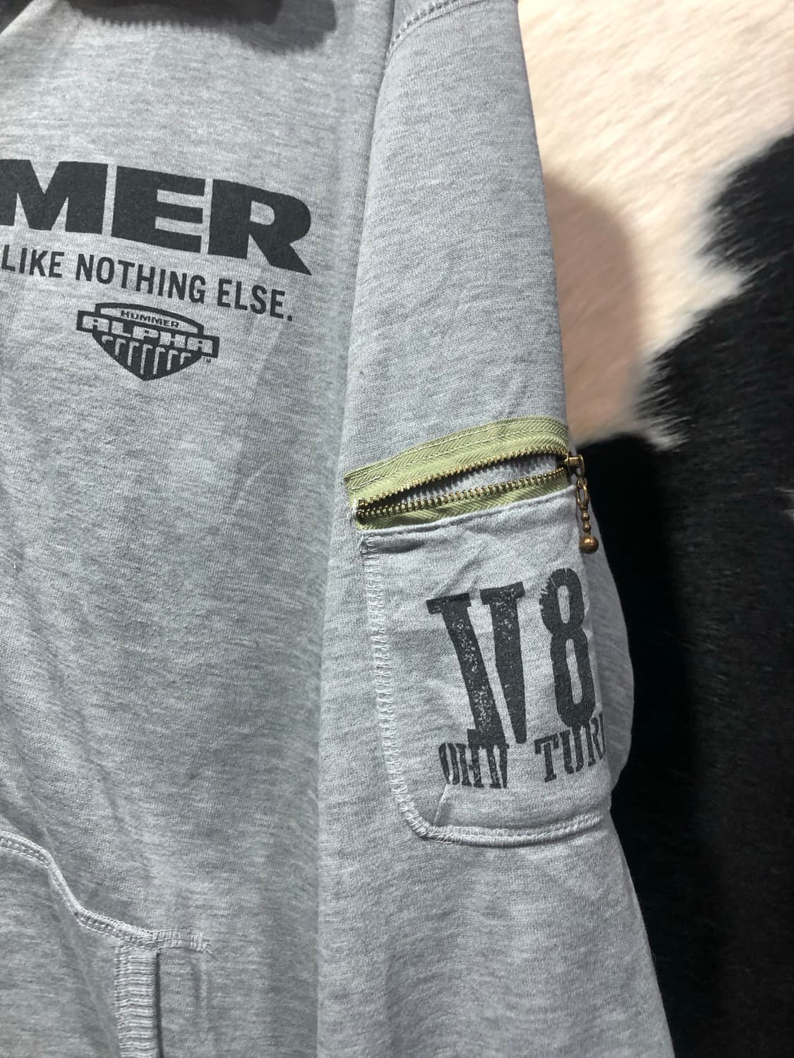 HUMMER 그레이 집업  상품이미지5