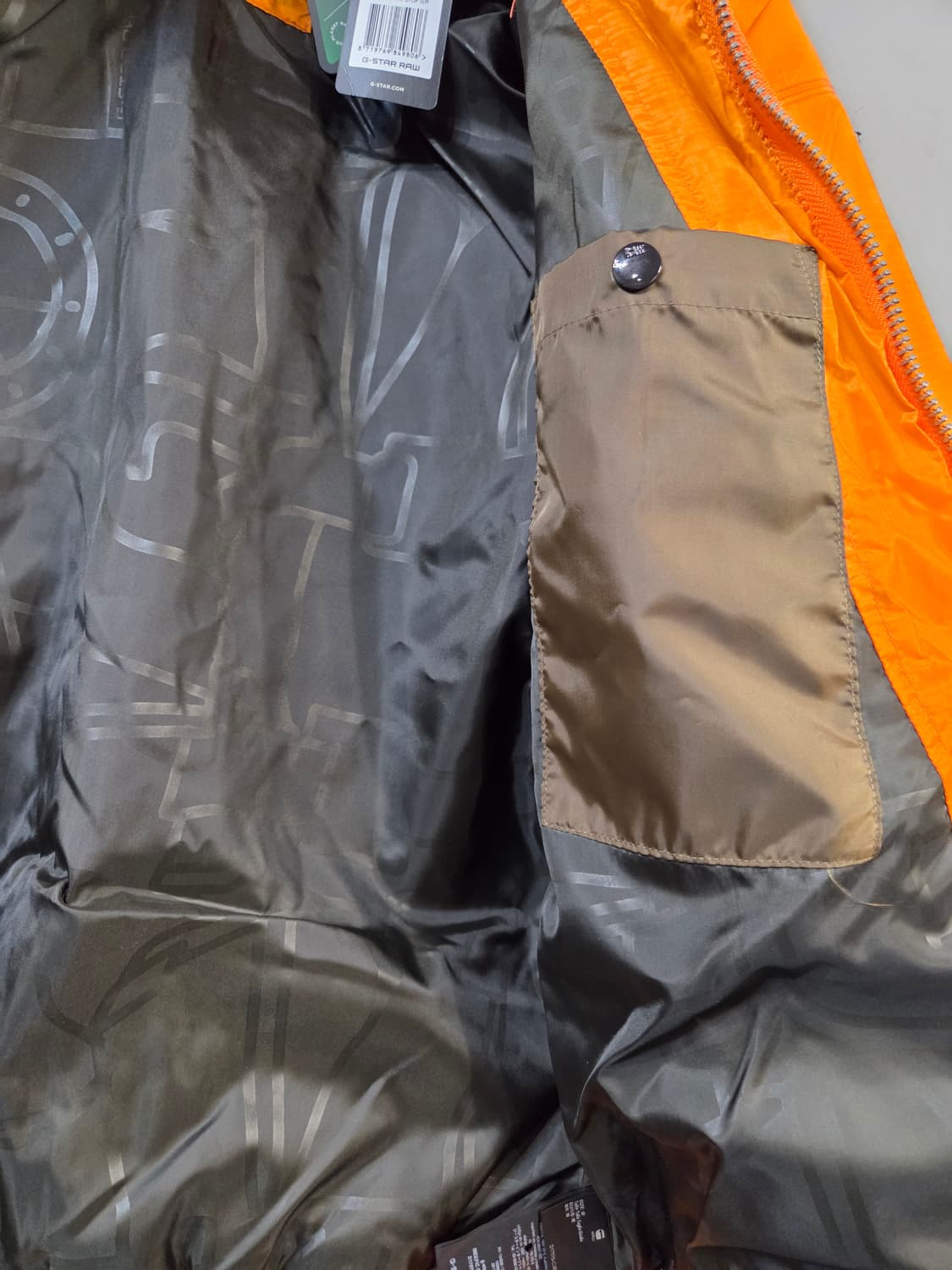 G-Star RAW 오렌지 패딩 점퍼(M) 상품이미지7