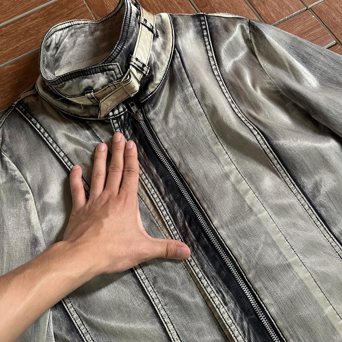 Specchio metalic half jacket  상품이미지4