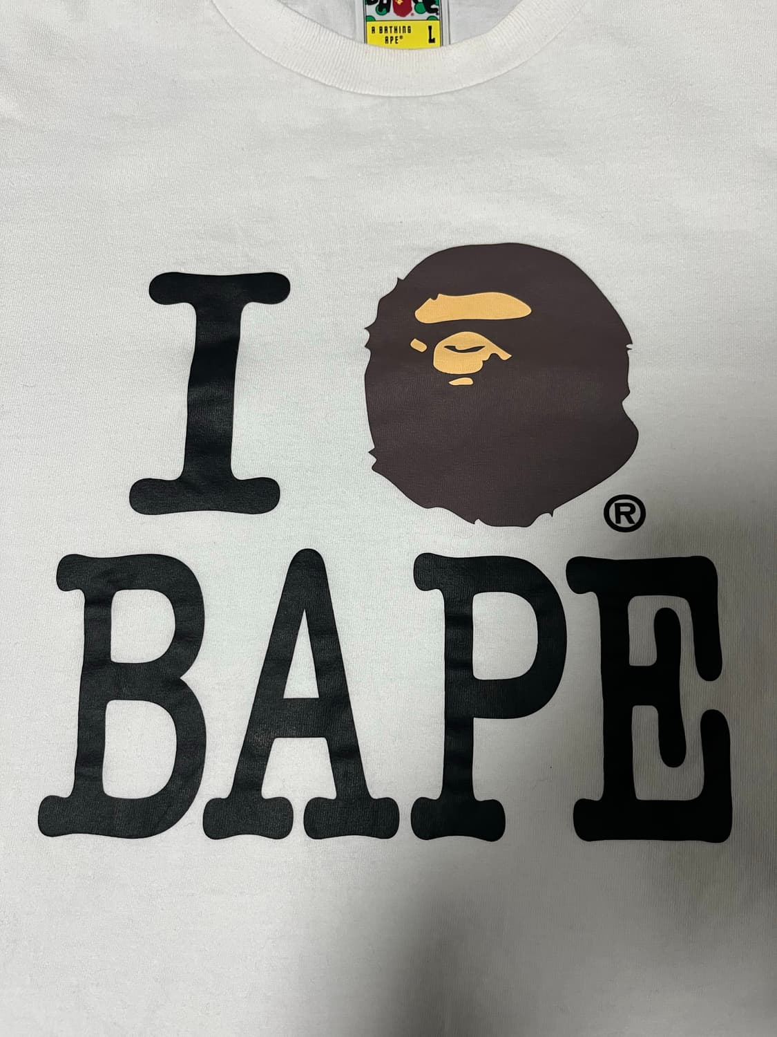 베이프 반팔 L 구성품 있음 상품이미지3