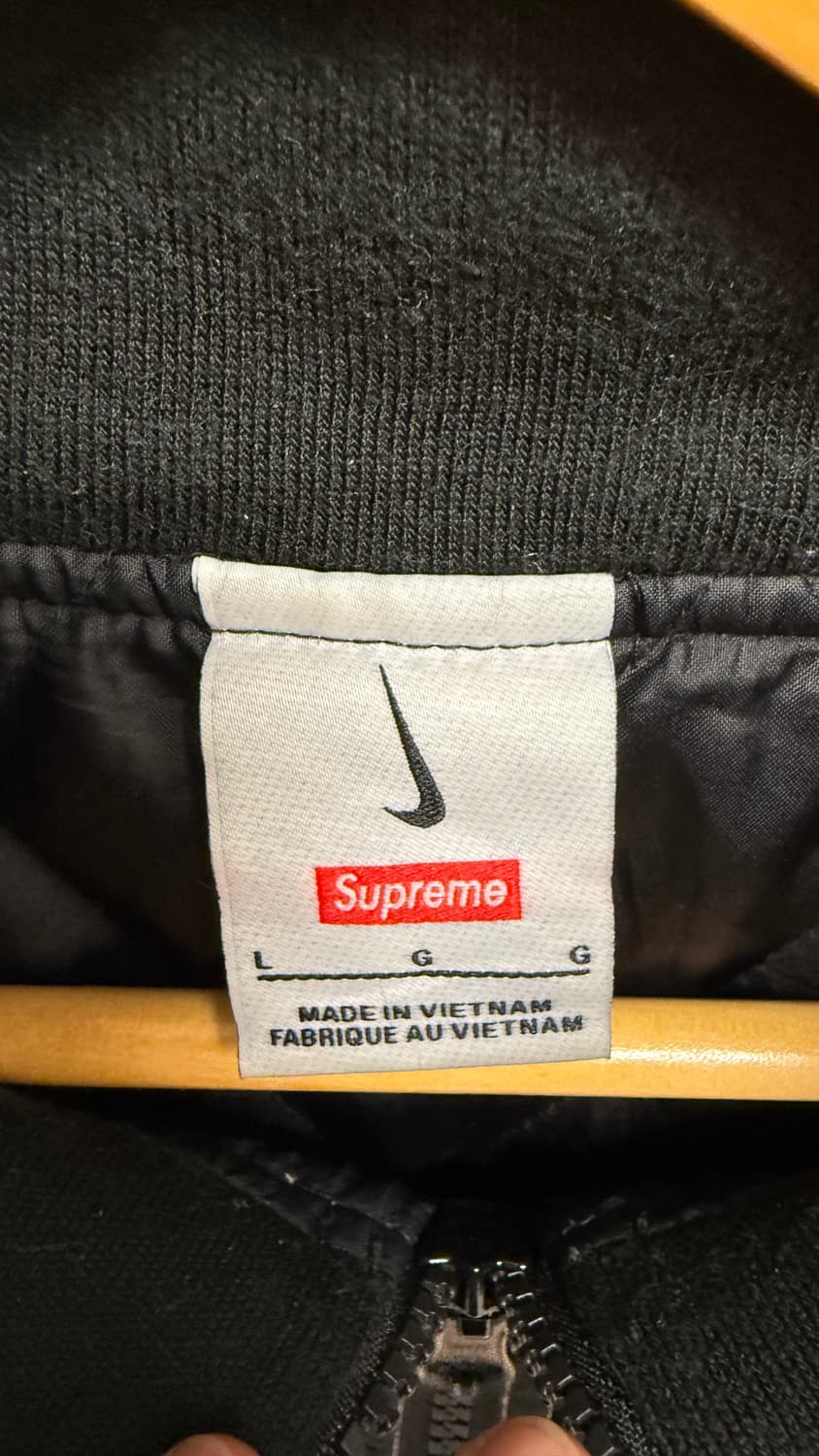 [L] 슈프림 X 나이키 립스탑 풀오버 블랙 상품이미지9