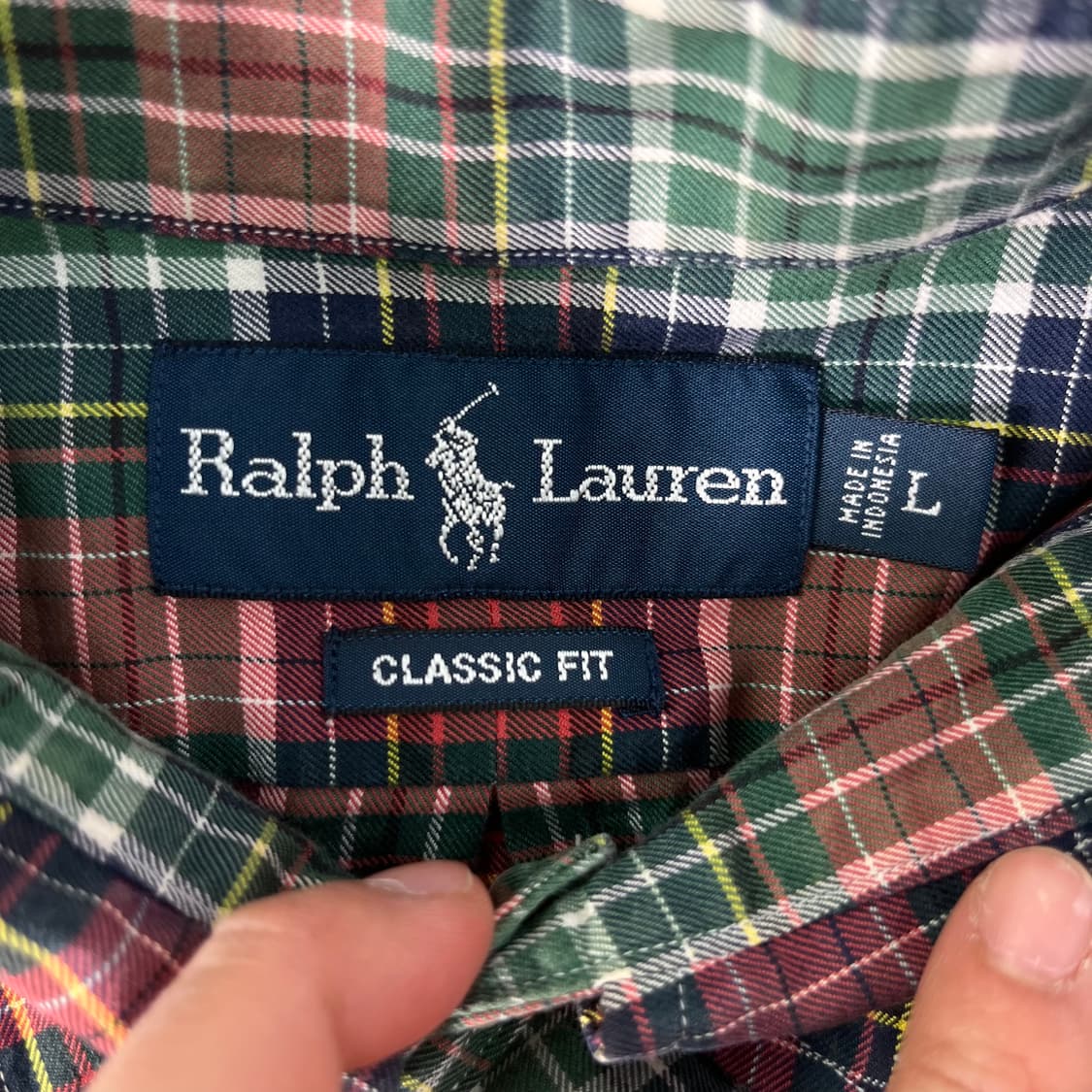 100 폴로랄프로렌 빈티지 체크 셔츠 상품이미지4