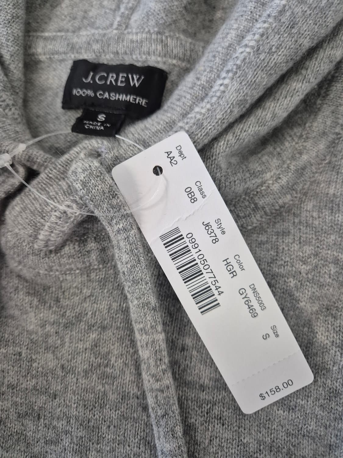 J.Crew 100% 캐시미어 후드 상품이미지3