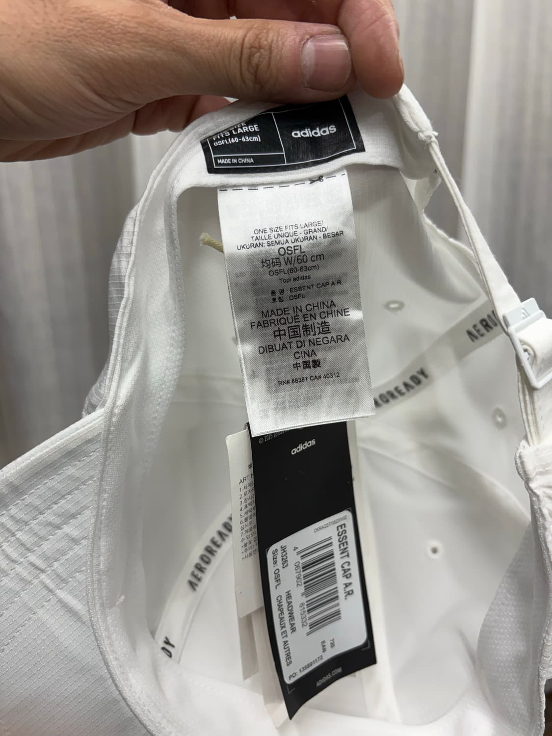 아디다스 에센셜 에어로레디 러닝 캡 모자 상품이미지4