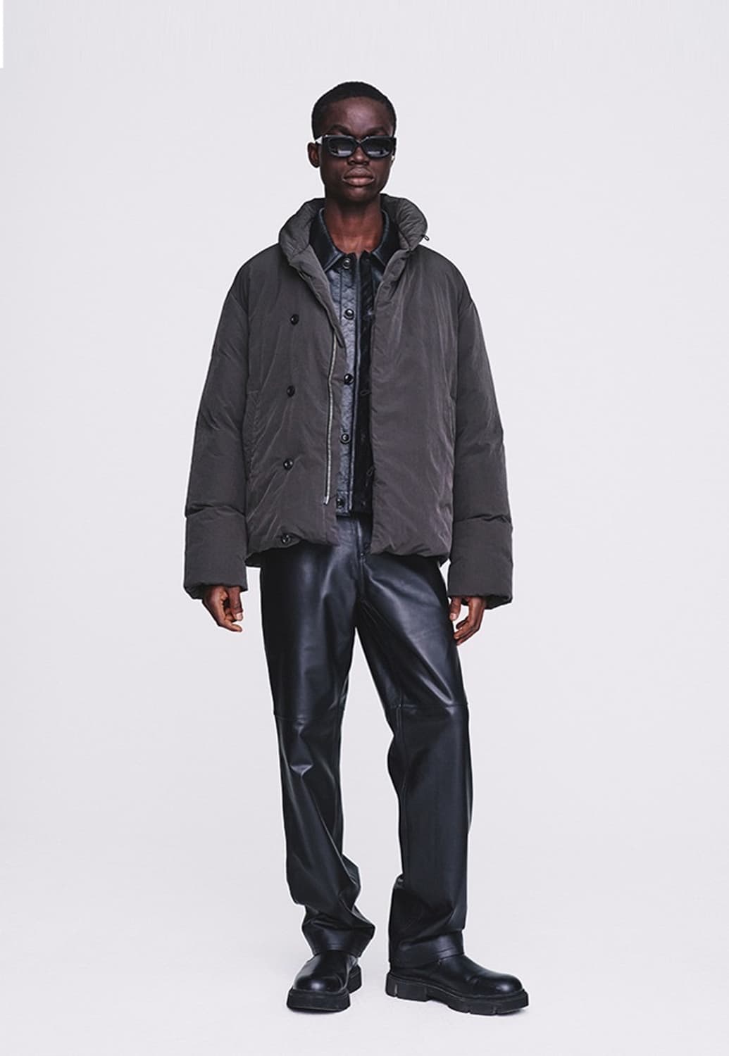 토니웩 숏패딩 XL 그레이 상품이미지1