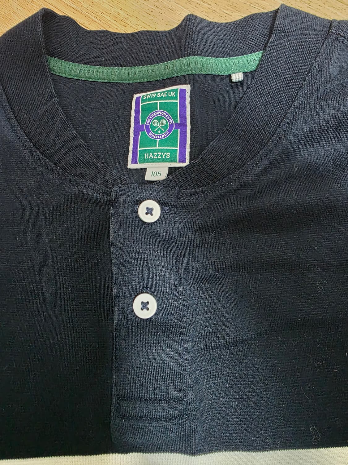 헤지스 x 윔블던 헨리넥 긴팔티 롱슬리브 105 상품이미지2