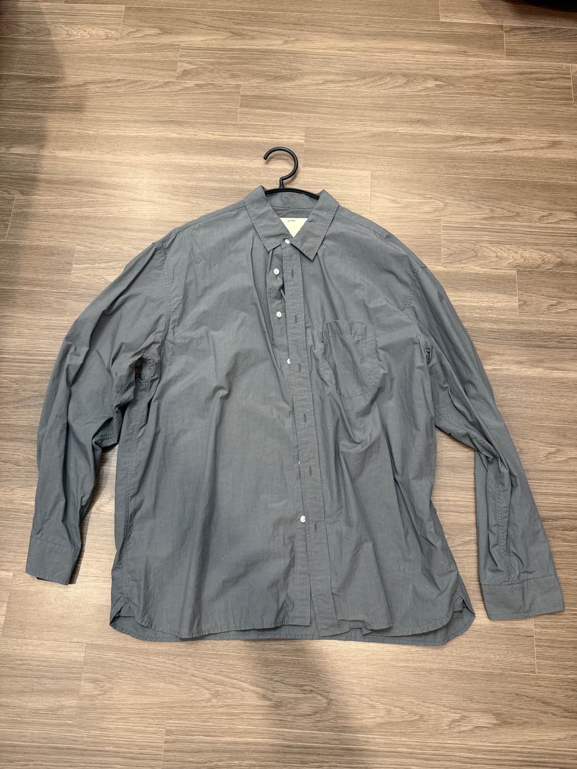 포터리 컴포트 셔츠 차콜그레이 2사이즈 상품이미지1
