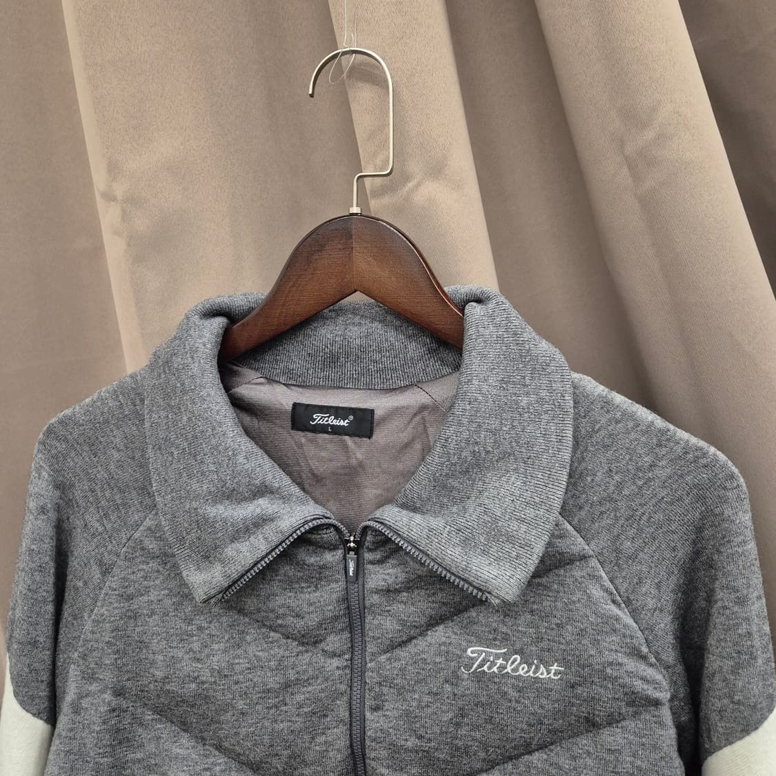 타이틀리스트 모블랜디드 니트스타일 구스 점퍼 L 상품이미지3