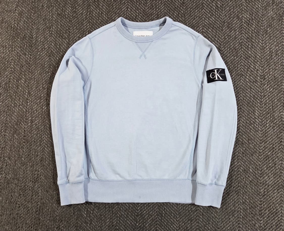 캘빈클라인 CK 진스 패치 스웻셔츠 맨투맨 상품이미지1