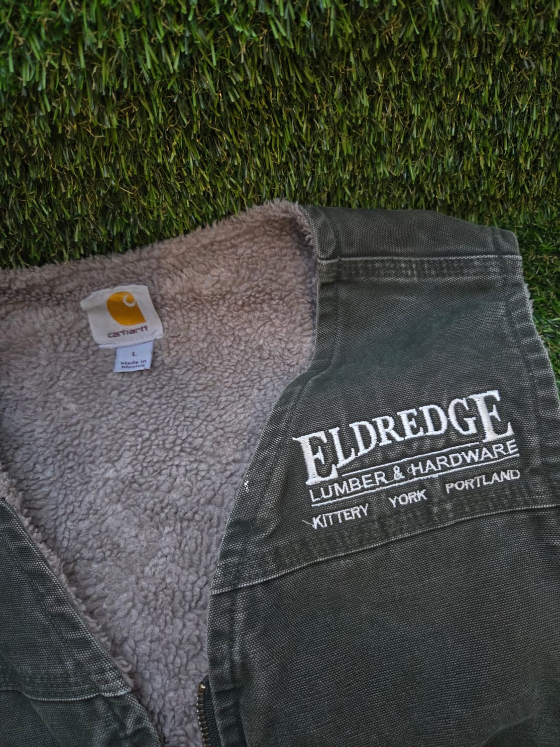 칼하트 v26 모스그린 워크 베스트 상품이미지3