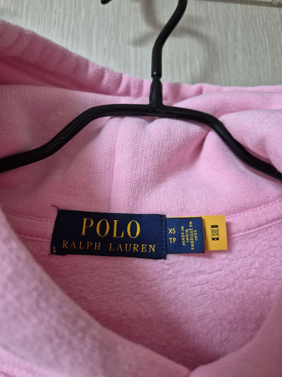 신형 폴로 랄프로렌 핑크 후드티 기모 맨투맨 XS 여성 상품이미지4