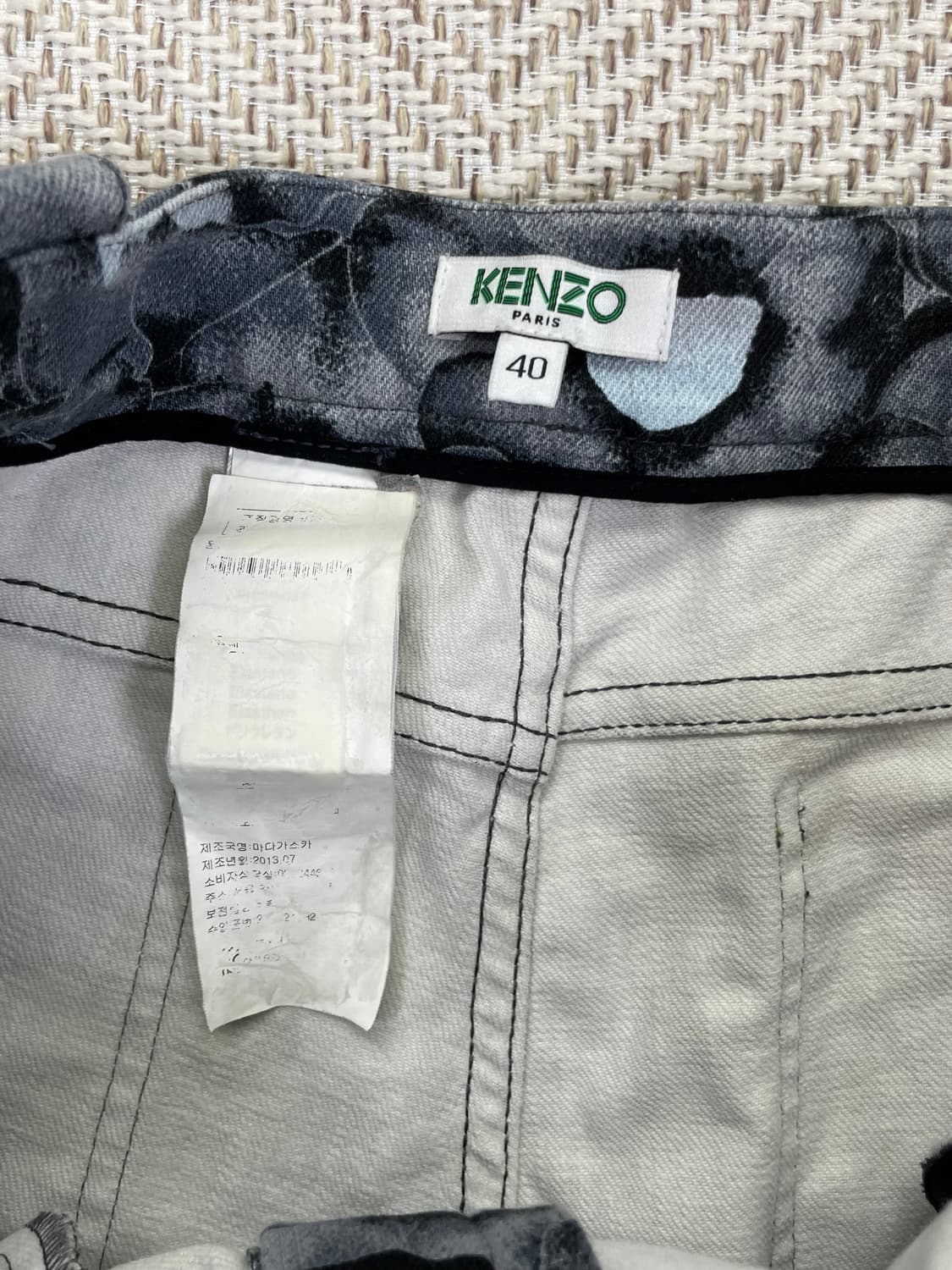 겐조 패턴 팬츠 40사이즈 상품이미지4