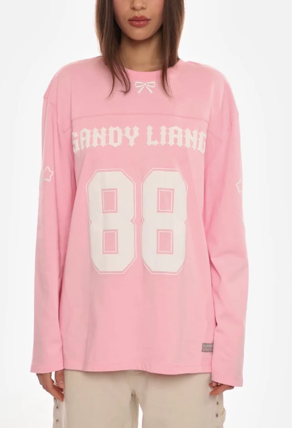 (XS,S,M) 샌디리앙 Princeton top 티셔츠 핑크 상품이미지7