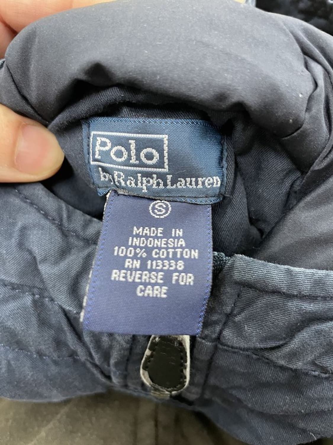 폴로 랄프로렌 키즈 네이비 후드 패딩 S 상품이미지5