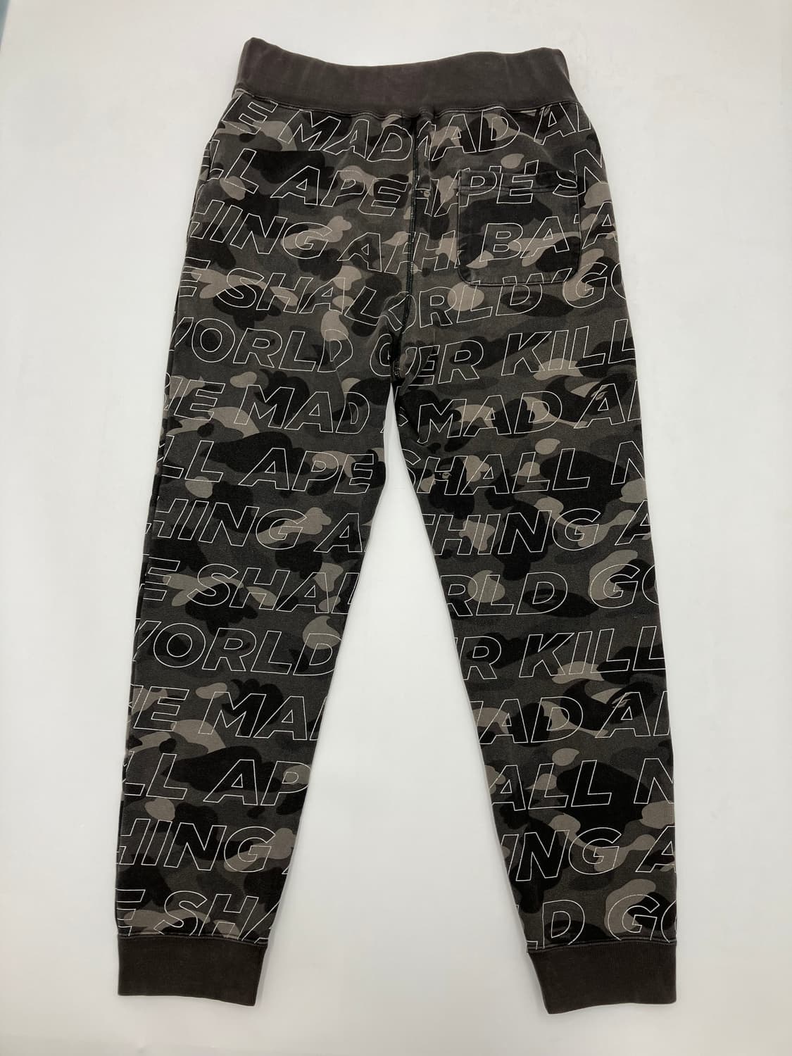 Bape 베이프 텍스트 컬러 카모 조거팬츠 상품이미지2