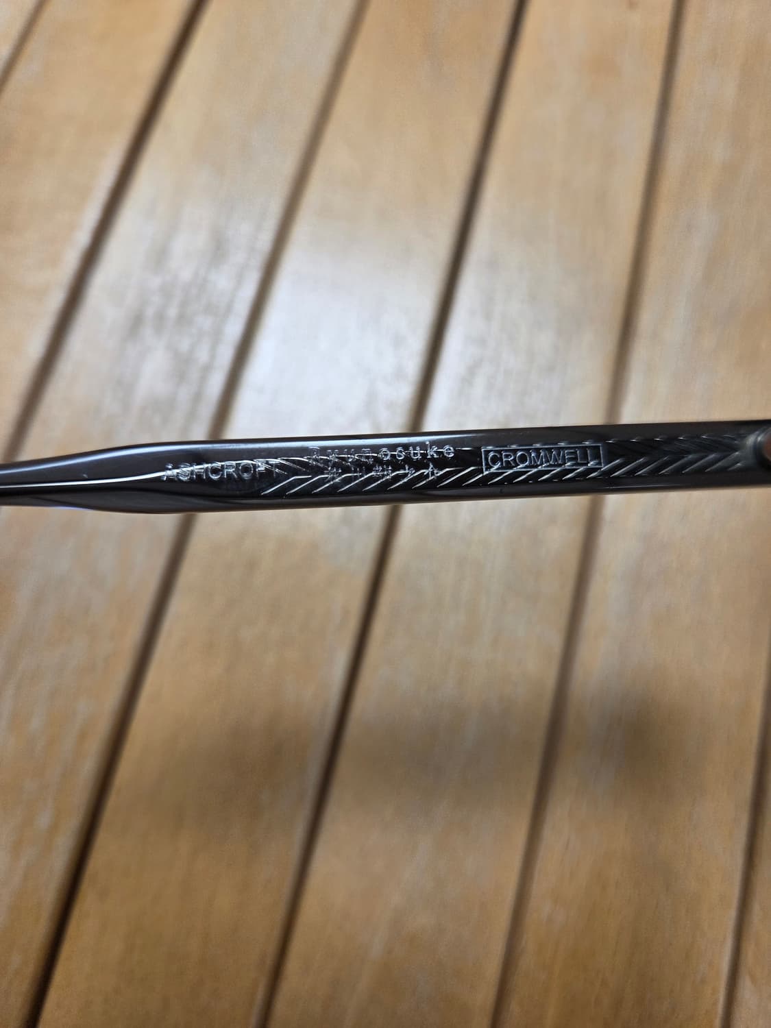 애쉬크로프트 류노스케 아세테이트 다크그레이 실버 45 size 상품이미지3